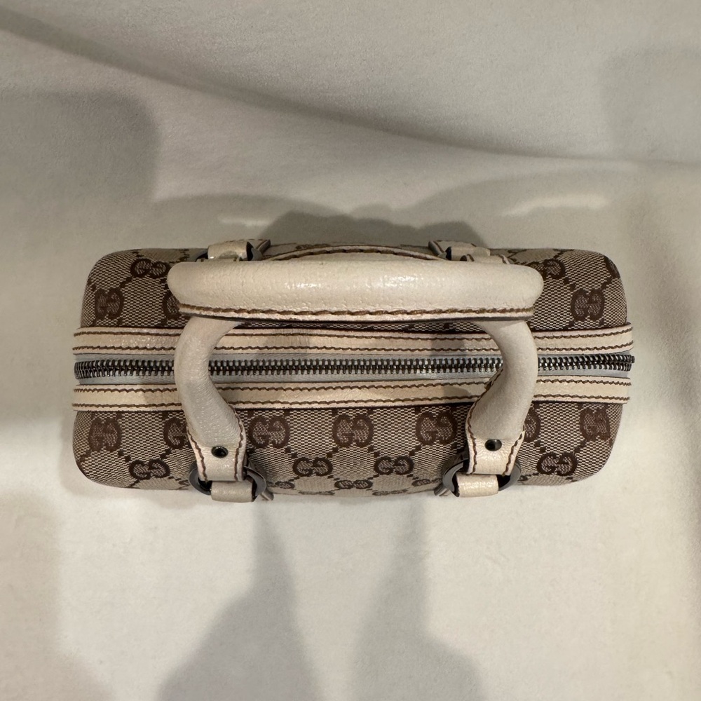 Gucci Beige GG Print Monogram Canvas Mini Handbag - Picture 4 of 16